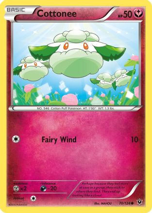 Cottonee 070/124  XY  Fates Collide - Common