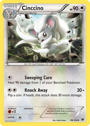 Cinccino (89) 089/124  XY  Fates Collide - Uncommon