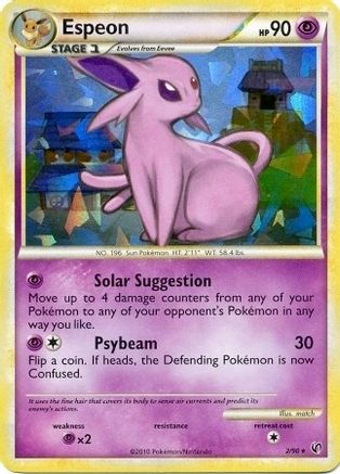 Espeon 002/090  - Holofoil Deck Exclusives - Holo Rare