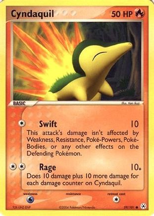 Cyndaquil 059  EX Battle Stadium - Common