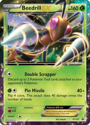 Beedrill EX XY157  - Holofoil XY Promos - Promo