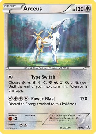 Arceus XY197  - Holofoil XY Promos - Promo