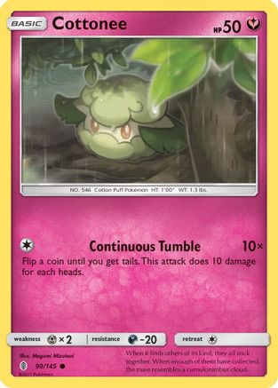 Cottonee 090/145  SM  Guardians Rising - Common