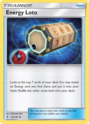 Energy Loto 122/145  SM  Guardians Rising - Uncommon
