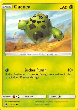 Cacnea 005/111  SM  Crimson Invasion - Common