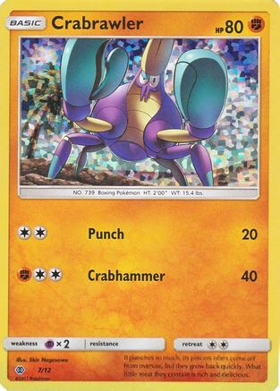 Crabrawler 007/12  - Holofoil McDonalds Promos 2017 - Promo