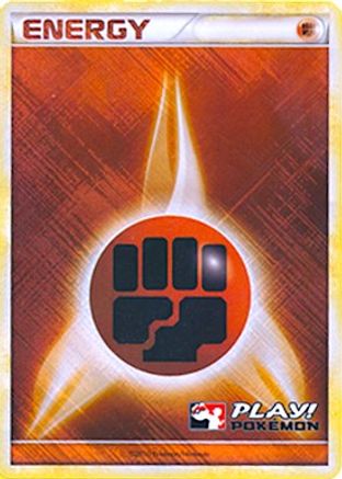 Fighting Energy (2010 Play! Pokemon)  - Holofoil League & Championship Cards - Promo