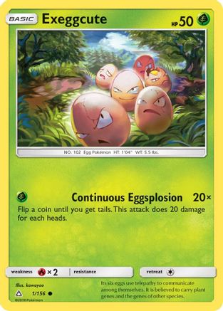 Exeggcute 001  SM  Ultra Prism - Common
