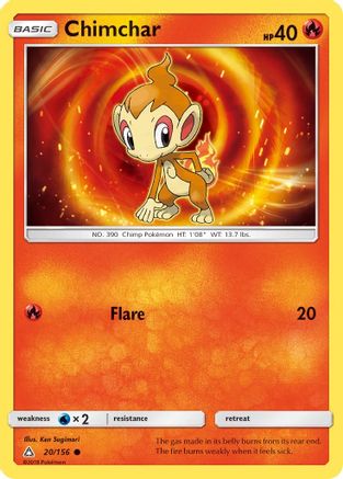 Chimchar (20) 020/156  SM  Ultra Prism - Common