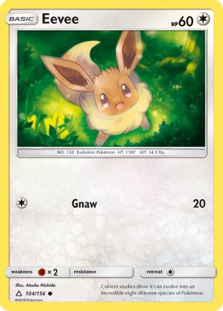 Eevee (104) 104/156  SM  Ultra Prism - Common