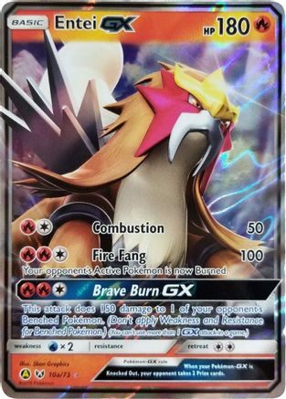 Entei GX 10a/073  - Holofoil Alternate Art Promos - Promo