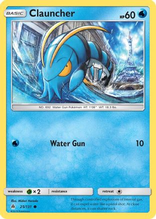 Clauncher 025  SM  Forbidden Light - Common