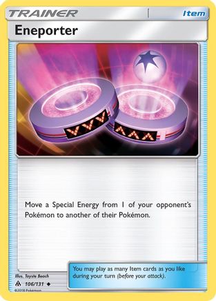 Eneporter 106/131  - Reverse Holofoil SM  Forbidden Light - Uncommon
