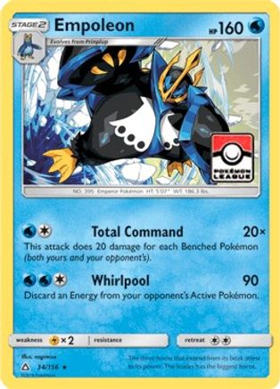 Empoleon 034/156  - Reverse Holofoil League & Championship Cards - Promo