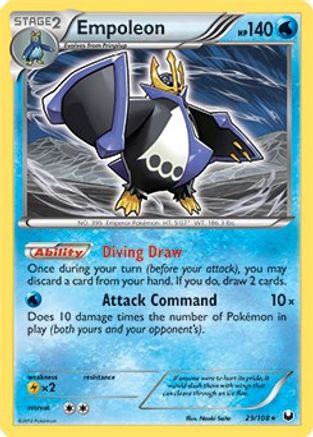 Empoleon 029/108  Deck Exclusives - Rare