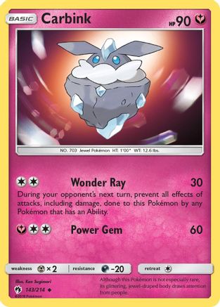 Carbink (143) 143/214  SM  Lost Thunder - Uncommon