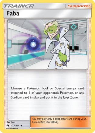 Faba 173/214  SM  Lost Thunder - Uncommon