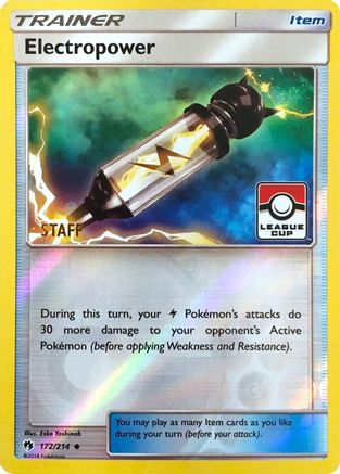 Electropower 172/214  - Reverse Holofoil League & Championship Cards - Promo