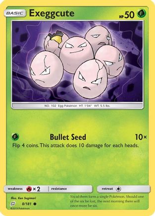Exeggcute 008  SM  Team Up - Common
