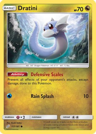 Dratini (117) 117/181  - Reverse Holofoil SM  Team Up - Common