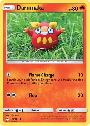 Darumaka 023/214  - Reverse Holofoil SM  Unbroken Bonds - Common