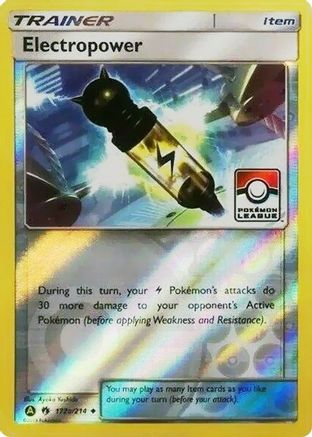 Electropower 172a/214  - Reverse Holofoil League & Championship Cards - Promo