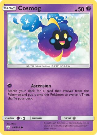 Cosmog 099/236  SM  Cosmic Eclipse - Common