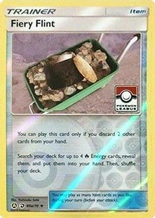 Fiery Flint 60a/070  - Reverse Holofoil League & Championship Cards - Promo