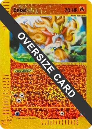 Entei 005/12  - Reverse Holofoil Jumbo Cards - Promo