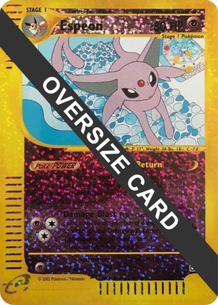 Espeon 006/12  - Reverse Holofoil Jumbo Cards - Promo