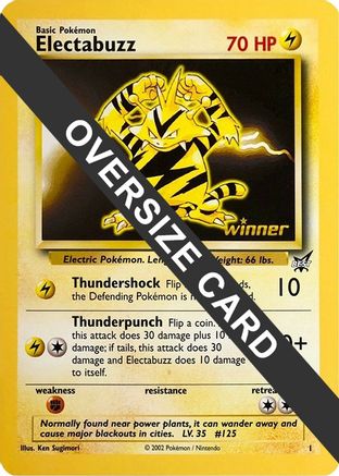 Electabuzz 001  Jumbo Cards - Promo