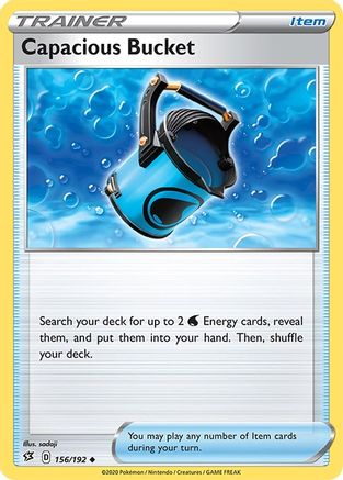 Capacious Bucket 156/192  SWSH02 Rebel Clash - Uncommon