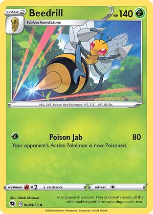 Beedrill 004/73  Champions Path - Uncommon