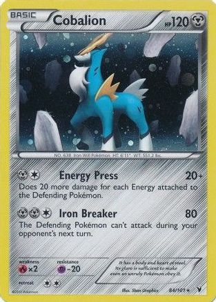 Cobalion 084/101  - Holofoil Blister Exclusives - Promo