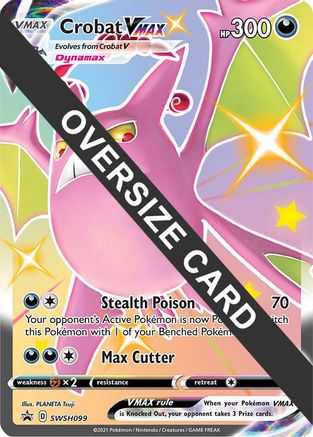 Crobat VMAX SWSH099  - Holofoil Jumbo Cards - Promo
