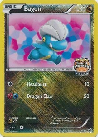Bagon 006/20  - Holofoil League & Championship Cards - Promo