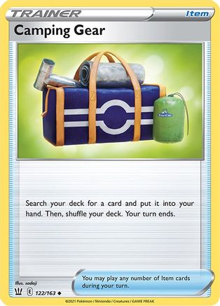 Camping Gear 122/163  - Reverse Holofoil SWSH05 Battle Styles - Uncommon