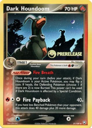 Dark Houndoom 037/109  - Holofoil Nintendo Promos - Promo