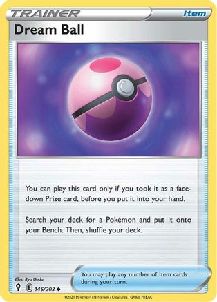 Dream Ball 146/203  SWSH07 Evolving Skies - Uncommon