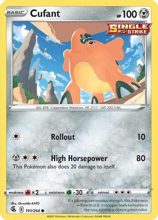 Cufant 191/264  SWSH08 Fusion Strike - Common