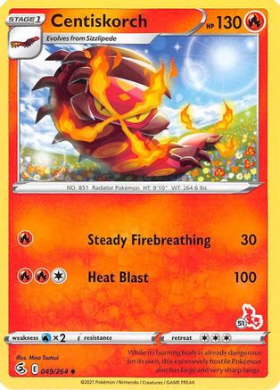 Centiskorch 049/264  Battle Academy 2022 - Promo