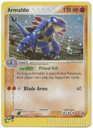Armaldo 001/100  - Holofoil Miscellaneous Cards & Products - Promo