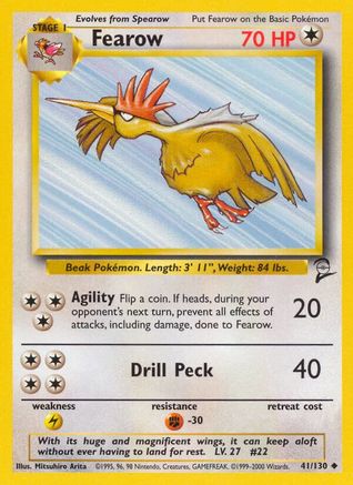 Fearow 041/130  Base Set 2 - Uncommon