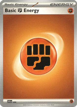 Basic Fighting Energy 006  SV01 Scarlet & Violet Base Set - Common