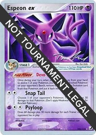Espeon ex - 2007 (Tom Roos) 102  World Championship Decks - Rare