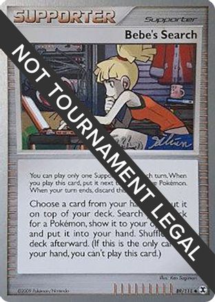 Bebe's Search - 2009 (Stephen Silvestro) 089  World Championship Decks - Uncommon