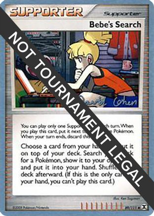 Bebe's Search - 2009 (David Cohen) 089  World Championship Decks - Uncommon