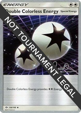 Double Colorless Energy - 2017 (Diego Cassiraga) 136  World Championship Decks - Uncommon