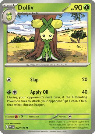 Dolliv 022/198  SV01 Scarlet & Violet Base Set - Common
