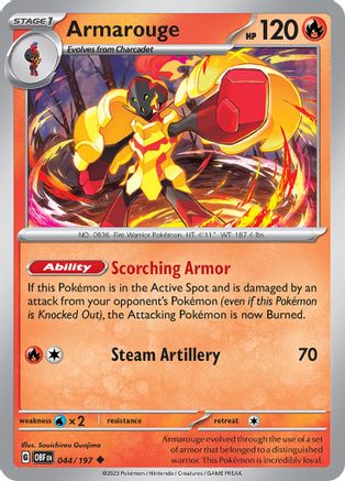 Armarouge 044/197  SV03 Obsidian Flames - Uncommon